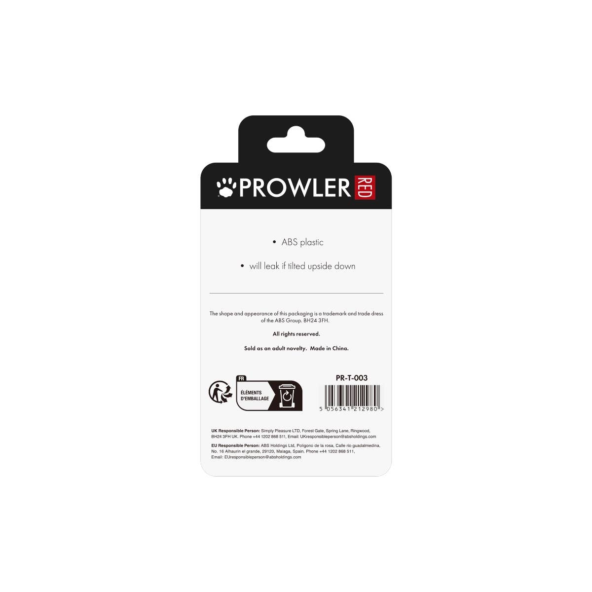 Prowler RED Toppers Collection