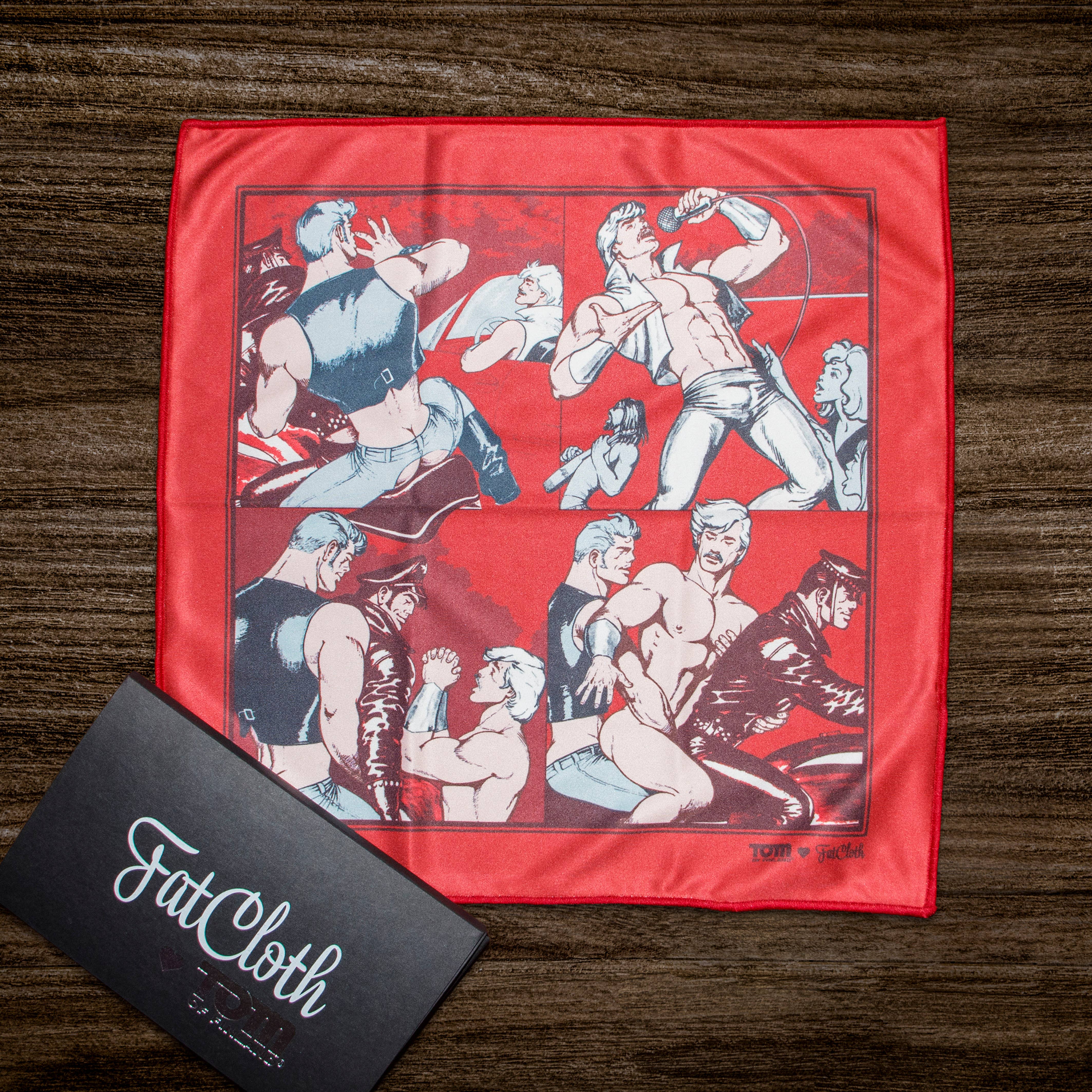 Peachy Kings - Tom of Finland Pocket Squares by FatCloth