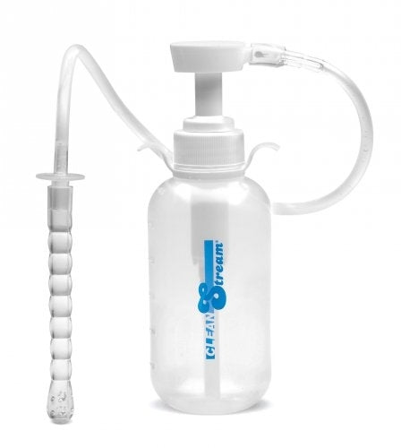 Clean Stream Pump Action Bottle Enema with Nozzle