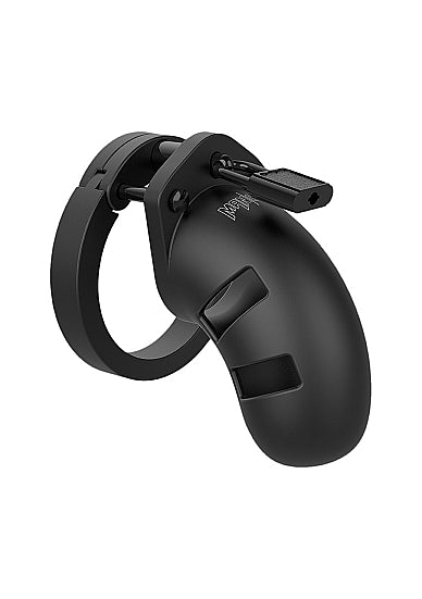 Shots - ManCage - Model 20 - Chastity - 3.5" - Silicone Cock Cage - Black