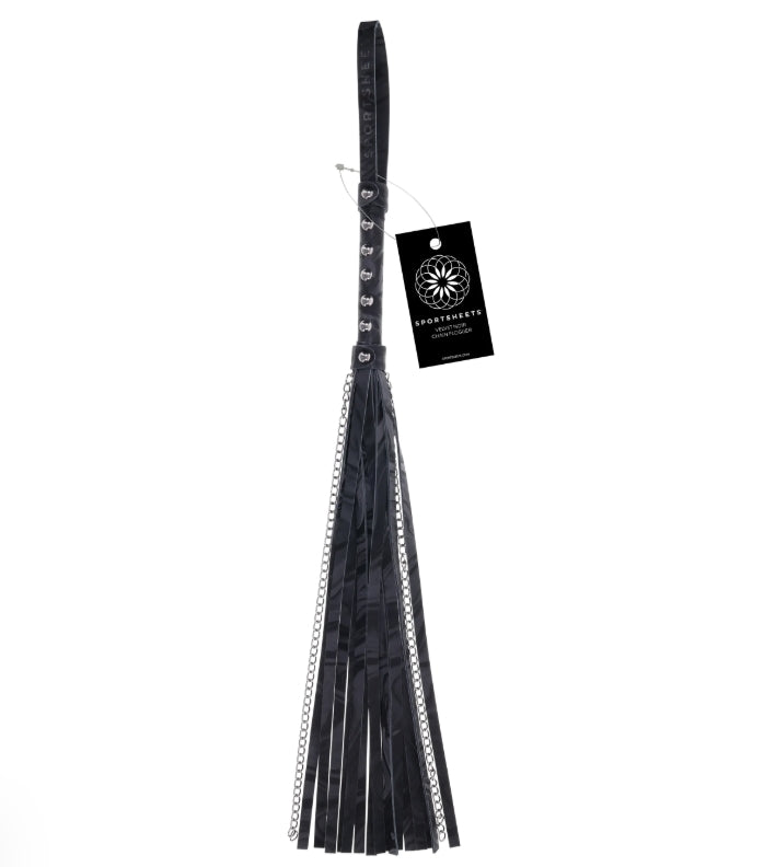 Sportsheets - Velvet Noir Chain Flogger