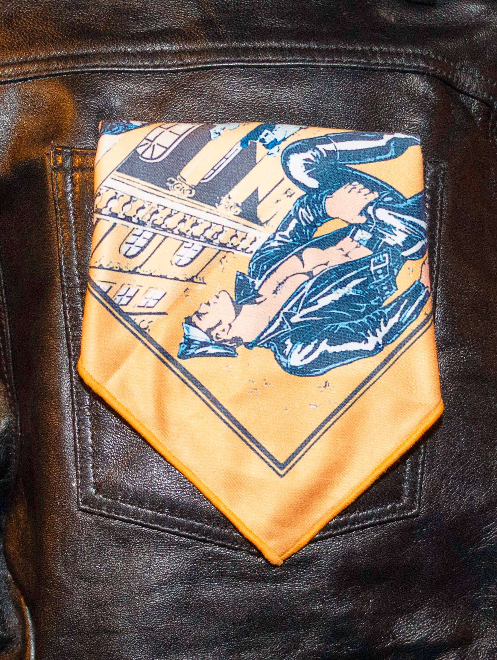 Peachy Kings - Tom of Finland Pocket Squares by FatCloth