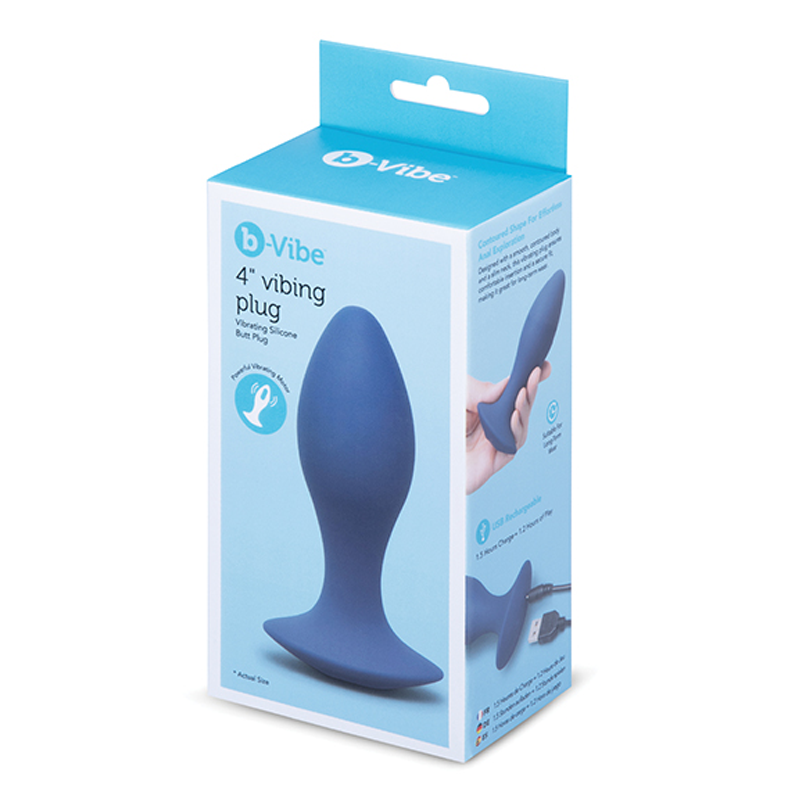 b-vibe - 4 INCH VIBING PLUG