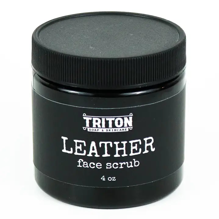 Triton Soap & Skincare - Face Scrub - Leather