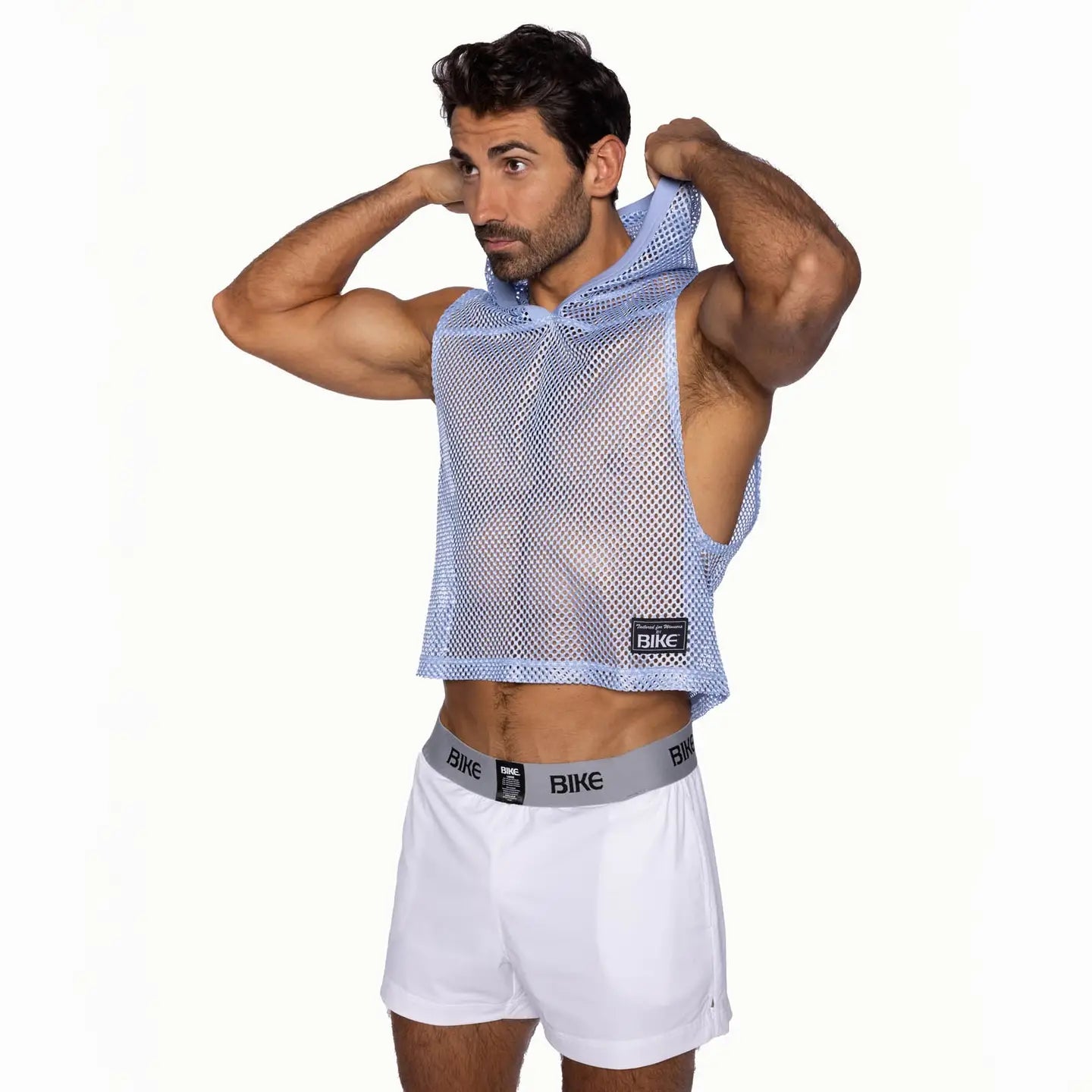 Bike Athletic - Hooded Sleeveless Practice Jersey Blue