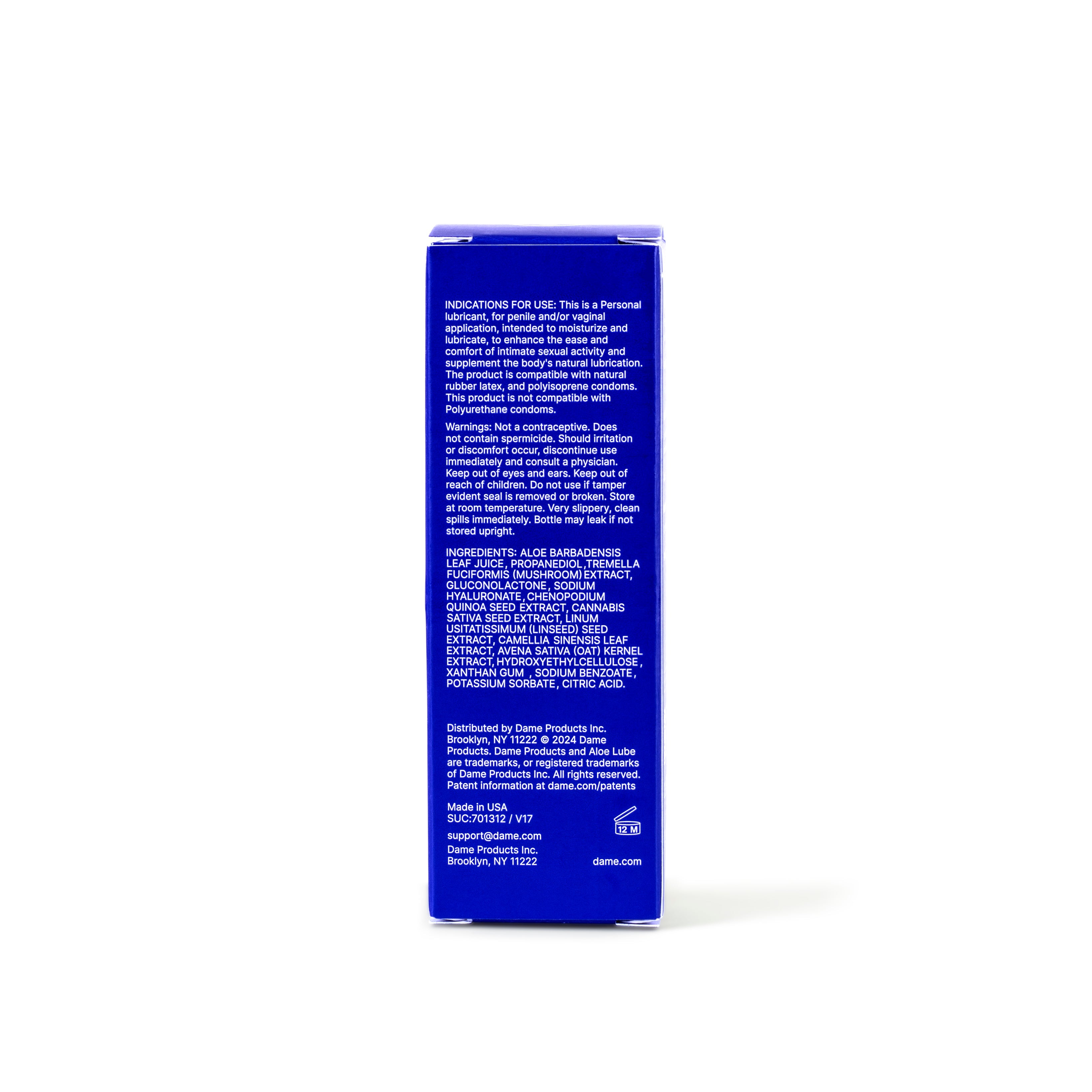 Dame - Aloe Lube - 2oz