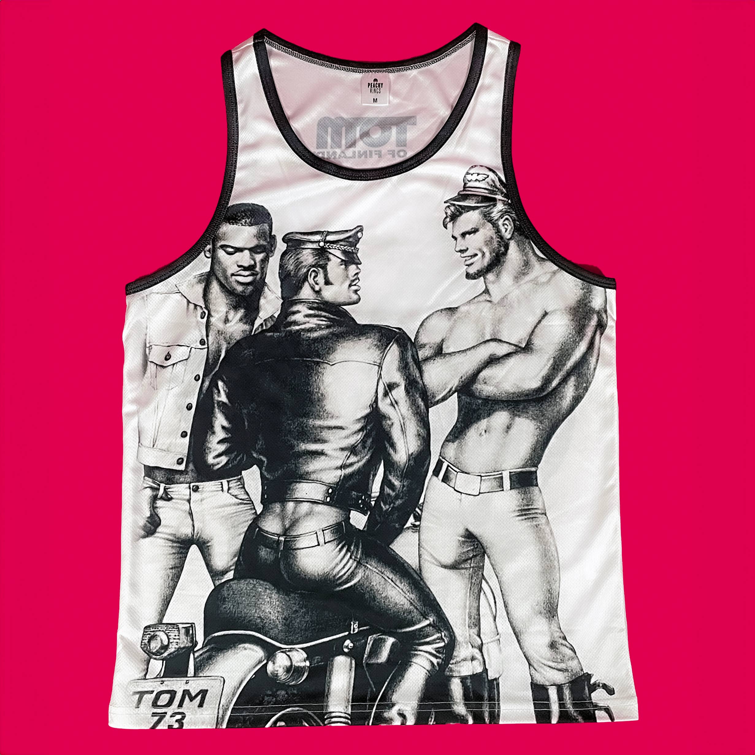 Tom of Finland Mesh Tank Top — "TOM 73 — Classic"