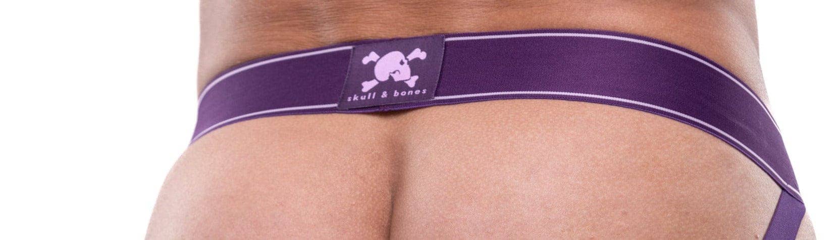 Dutch Floral Burnout Jock Purple