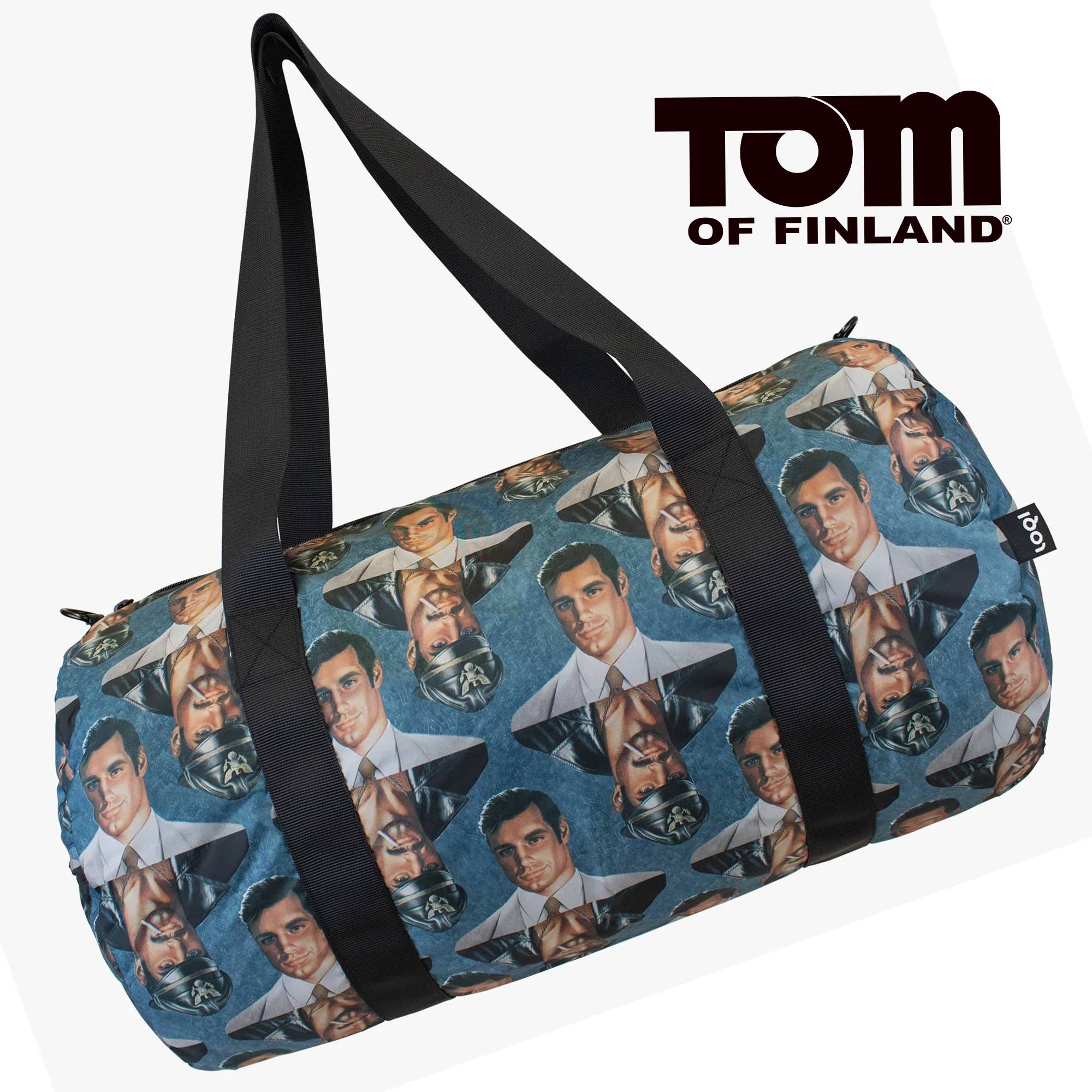 Peachy Kings - Tom of Finland "Day/Night" Recycled Duffle Weekender Bag