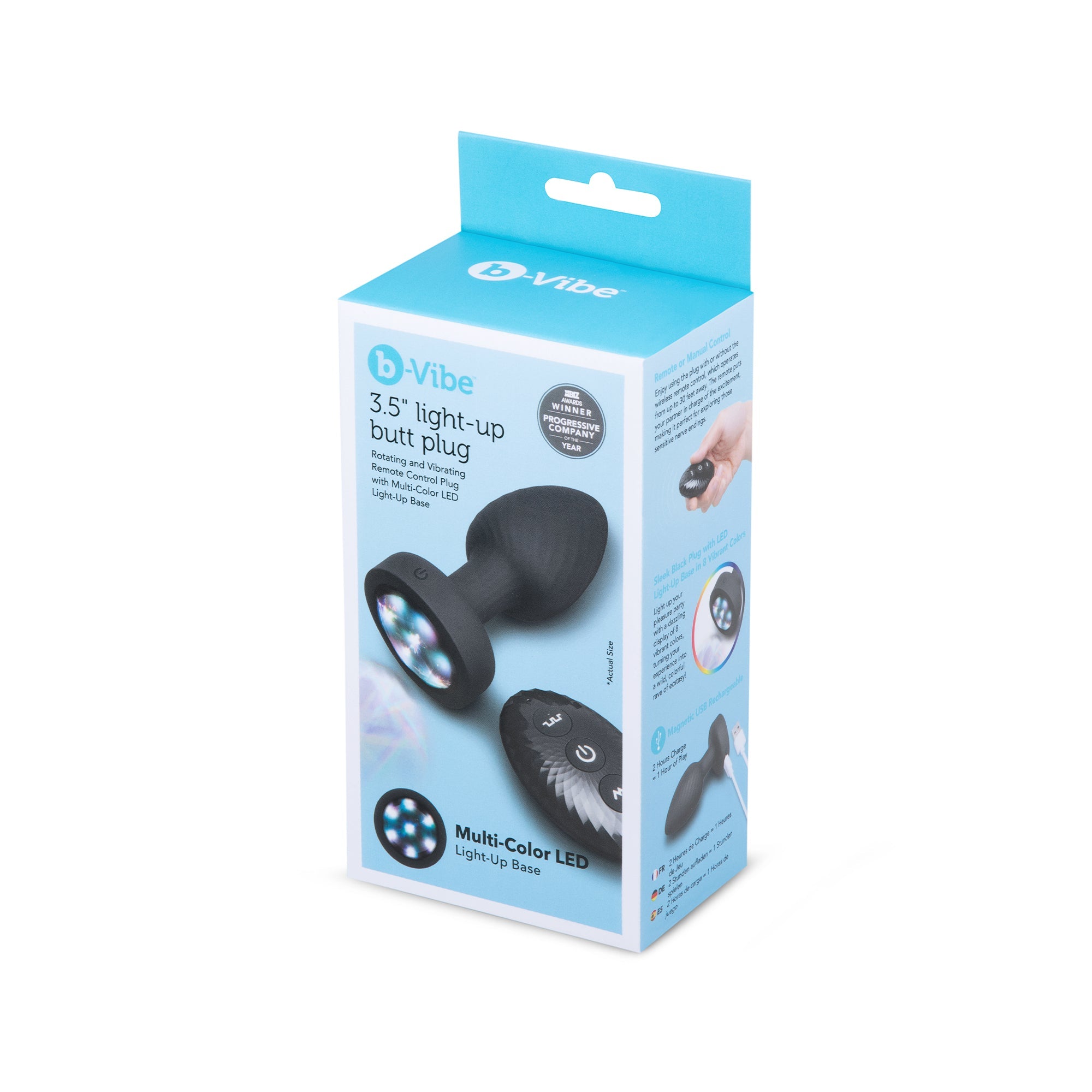 B-VIBE - LIGHT UP BUTT PLUG