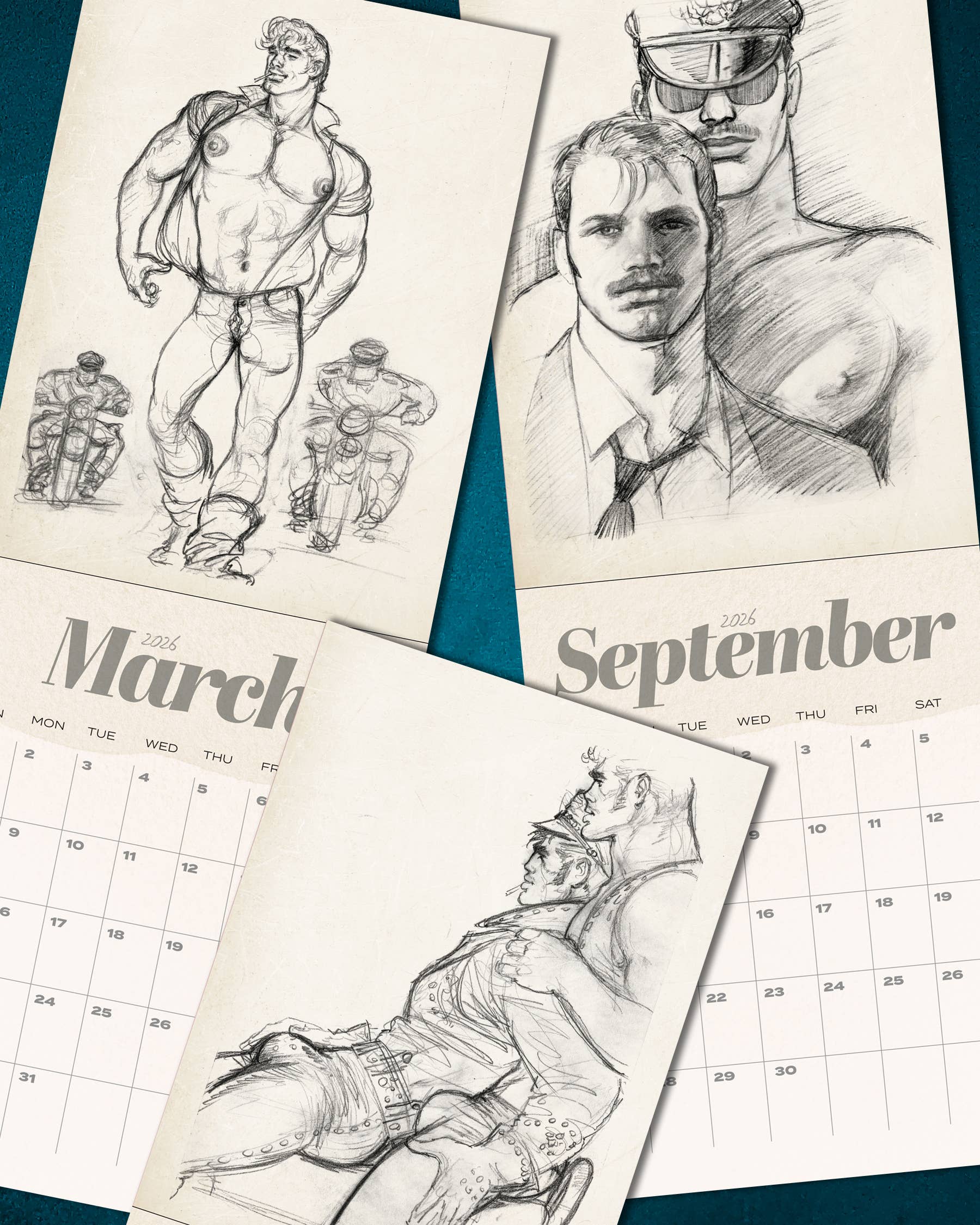 Tom of Finland 2026 Calendar - PRESALE