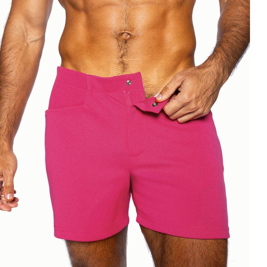 BIKE Athletic - Coaches Short - Hot Pink