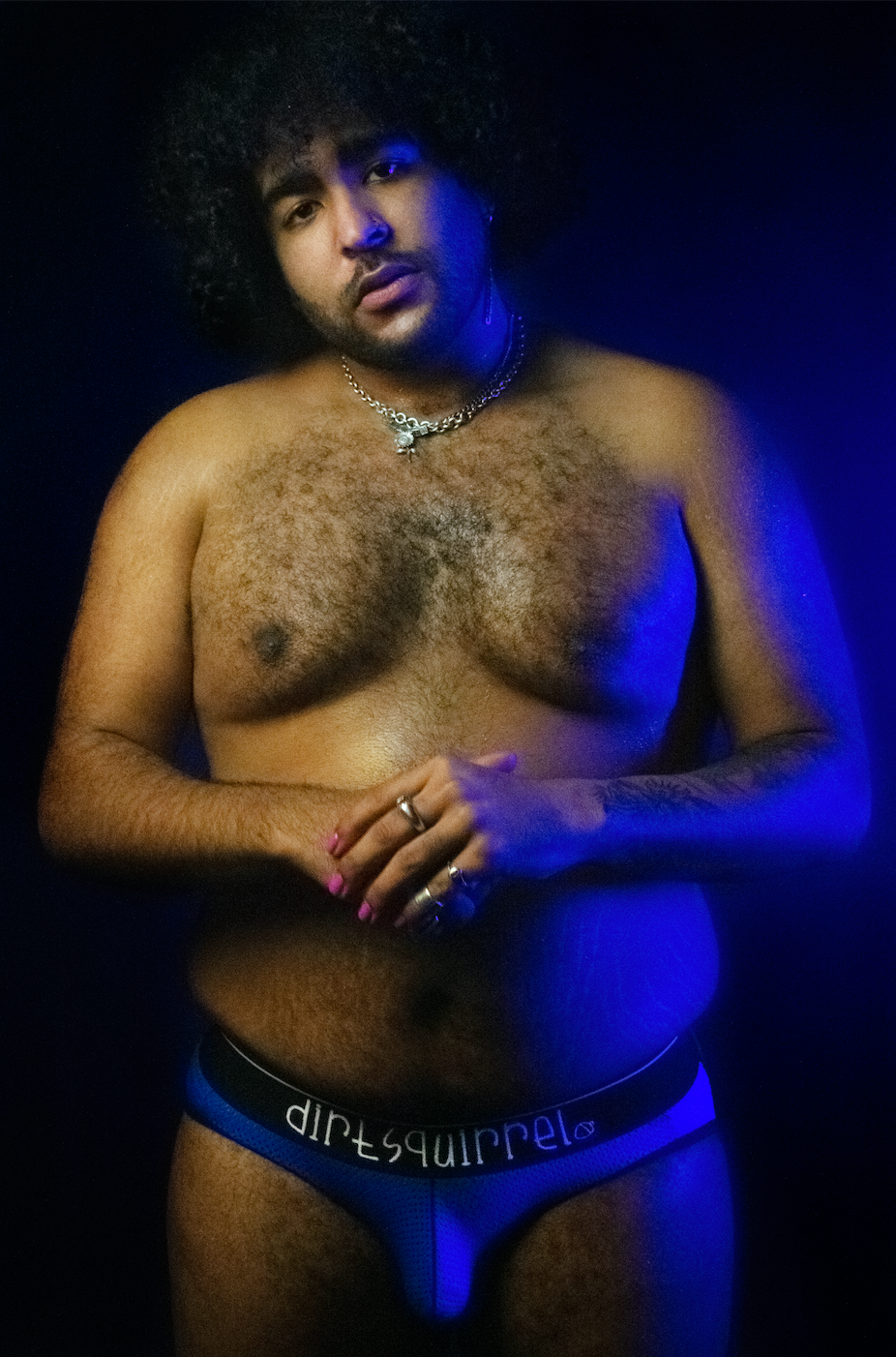 Dirt Squirl - Royal Blue Mesh Jock