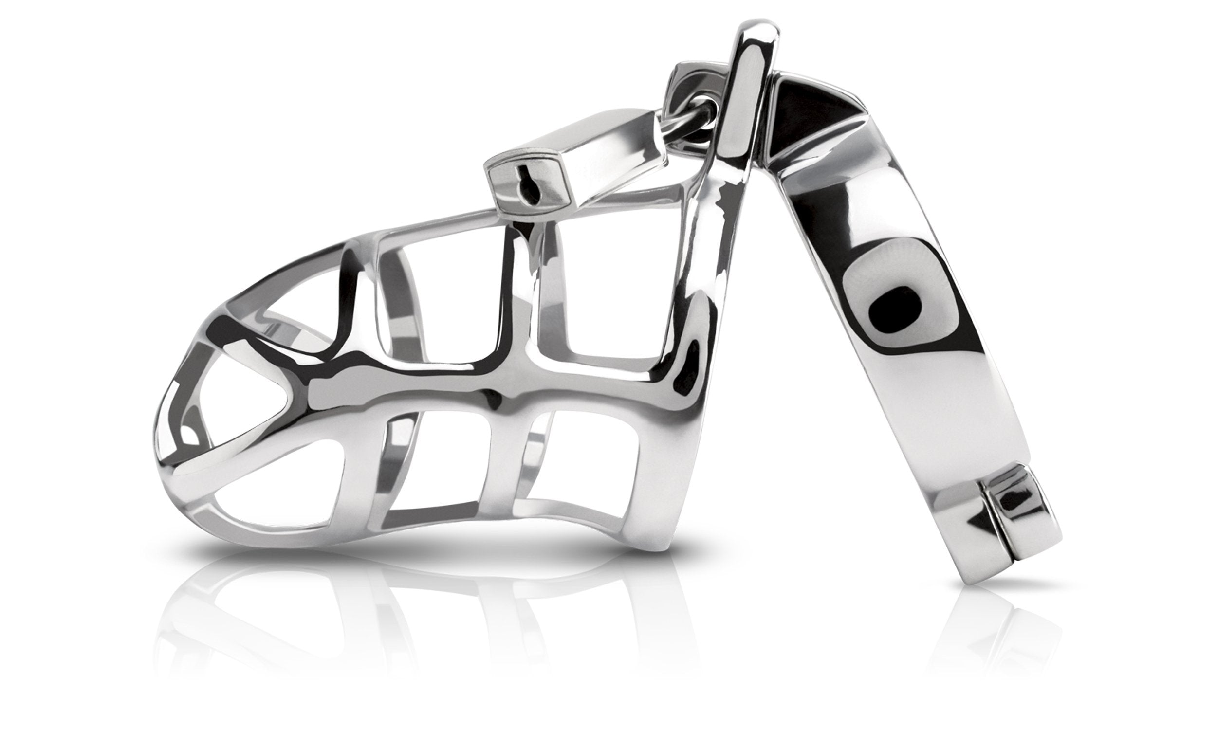 Chrome Plastic Cock Cage