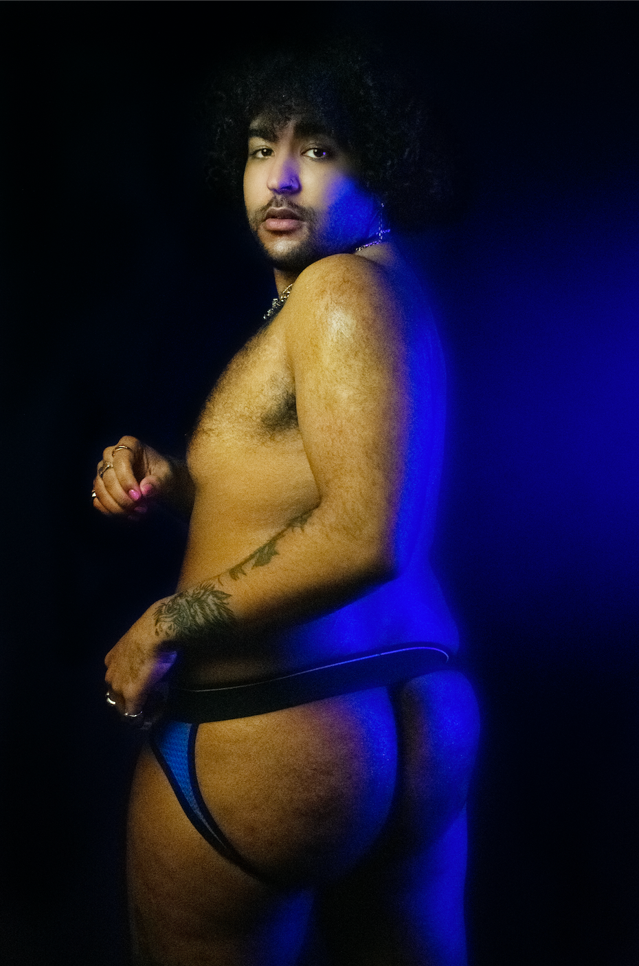 Dirt Squirl - Royal Blue Mesh Jock