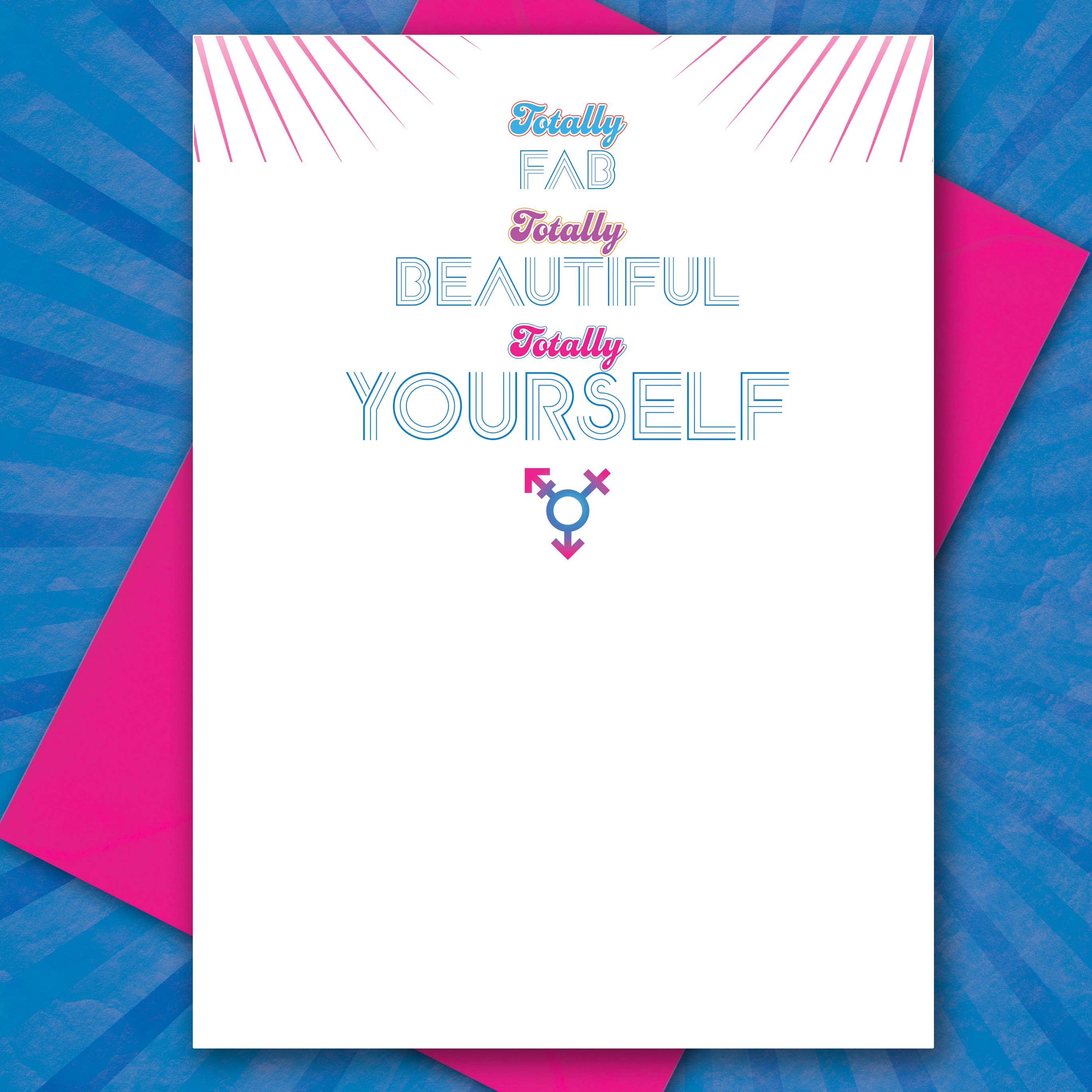 Trans-Tastic Transgender Greeting Card (Gay, Queer, LGBTQ)