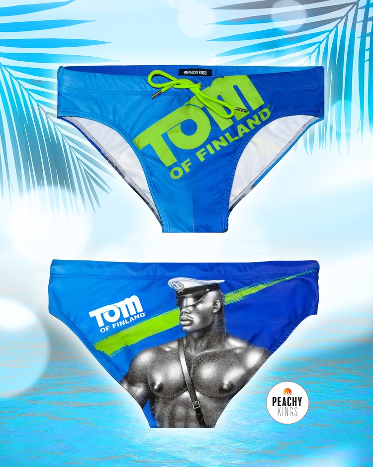 Peachy Kings- Tom of Finland Blue Swim