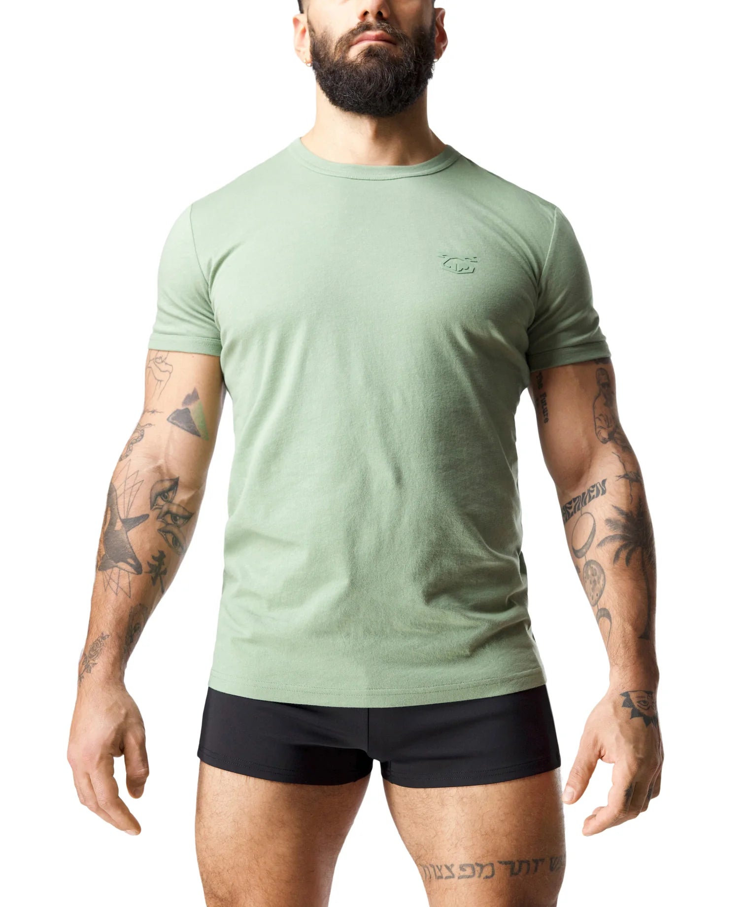 Nasty Pig - Brandmark Tee Hedge Green