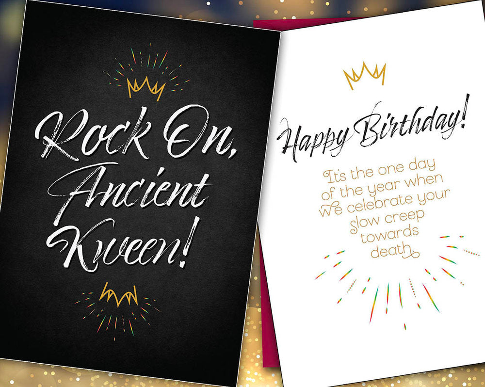 Kweer Cards Ancient Kween Greeting Cards