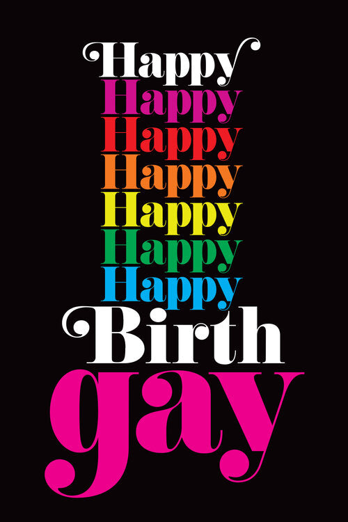 Kweer Cards Happy Birthgay Greeting Cards