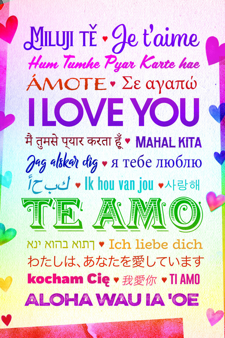Qweer Cards- LOVE IN ANY LANGUAGE CARD