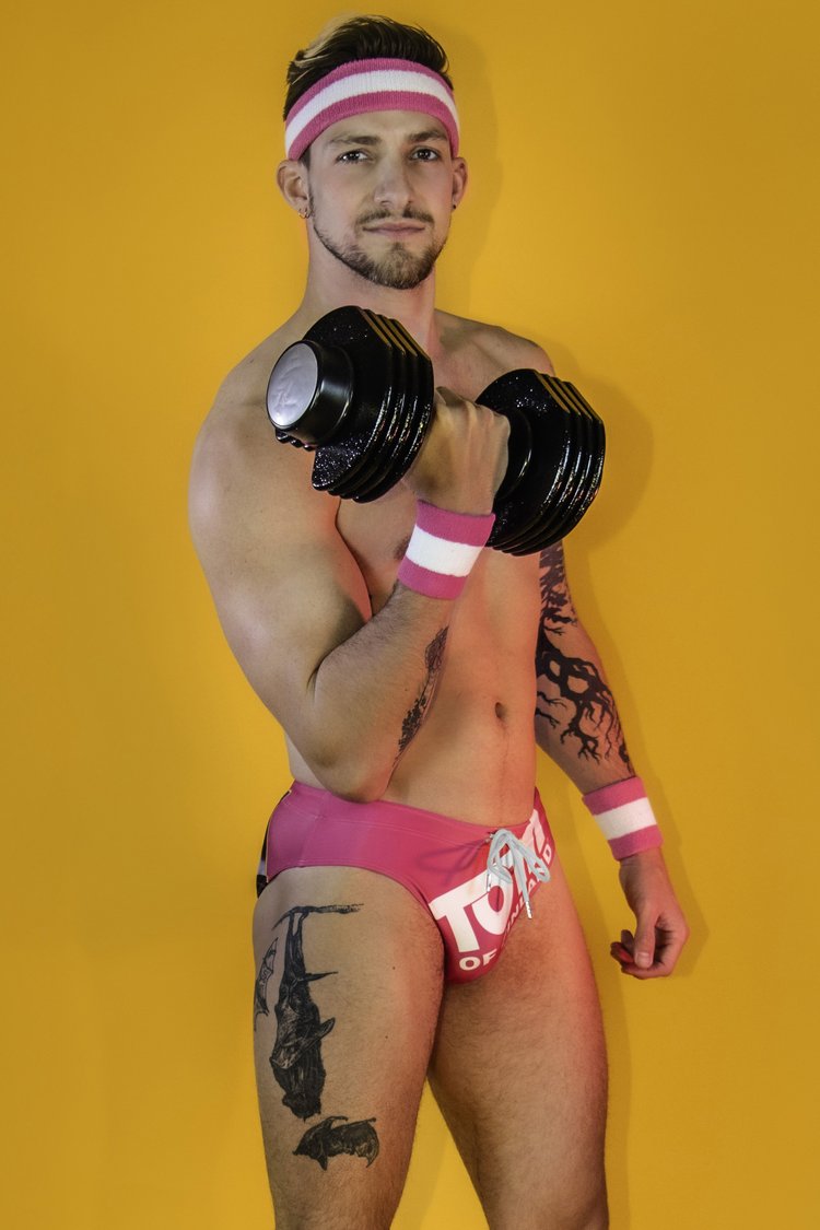 Peachy Kings- Tom of Finland Pink Swim