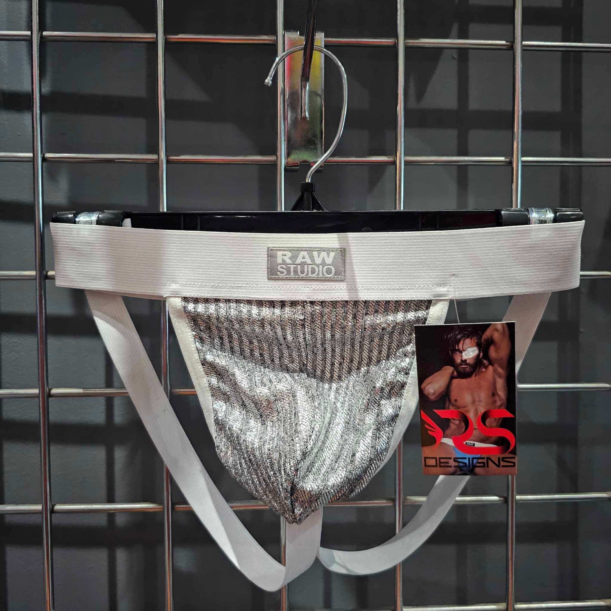 Raw Studio Silver Lurex Jock