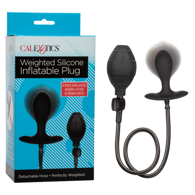 Calexotics Weighted Silicone Inflatable Plug