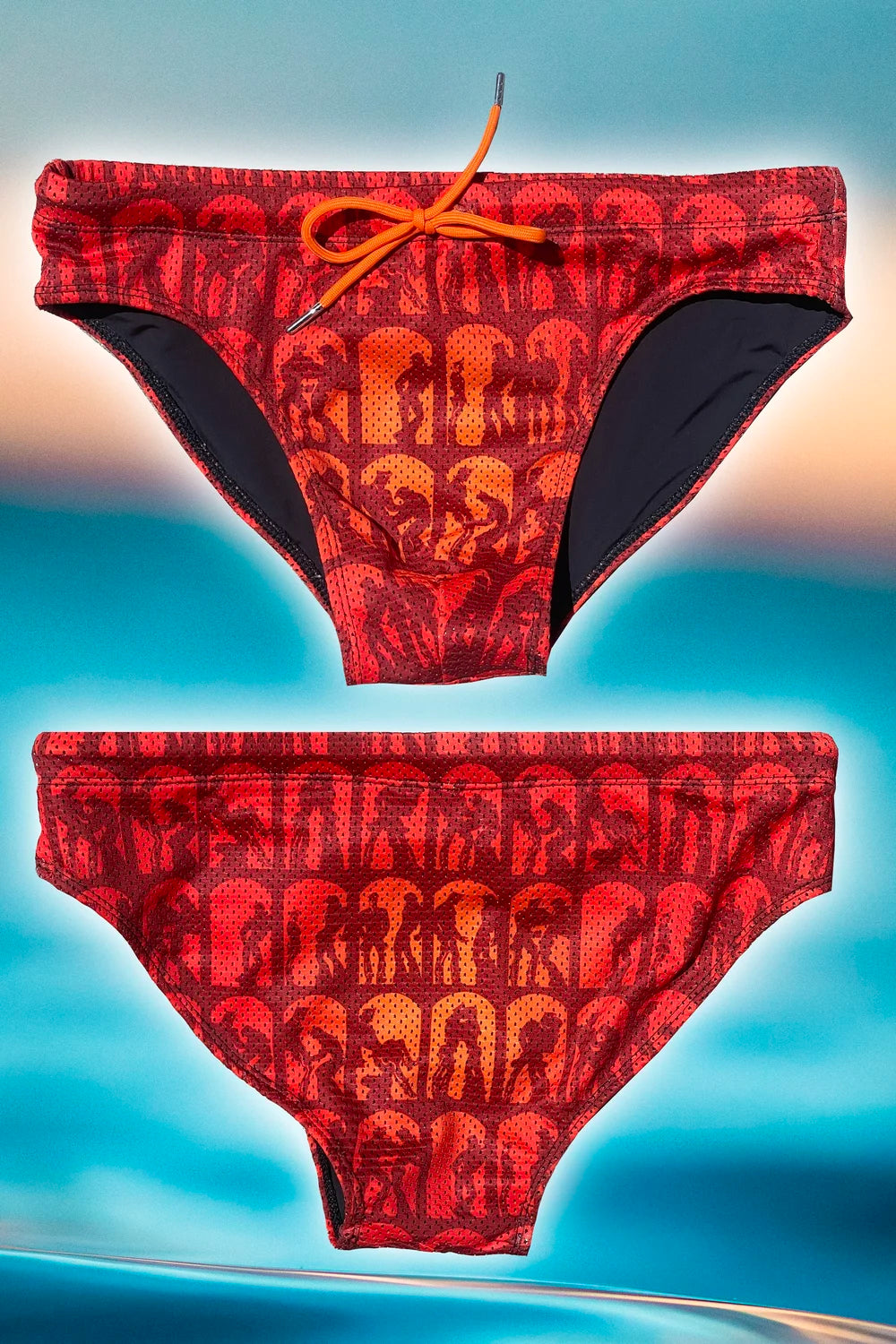Peachy Kings / Kweer Cards - Tom Of Finland "SILHO-WET" Mesh Swim Suit