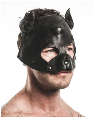 Men's Room - Soft Leather Kitty Hood