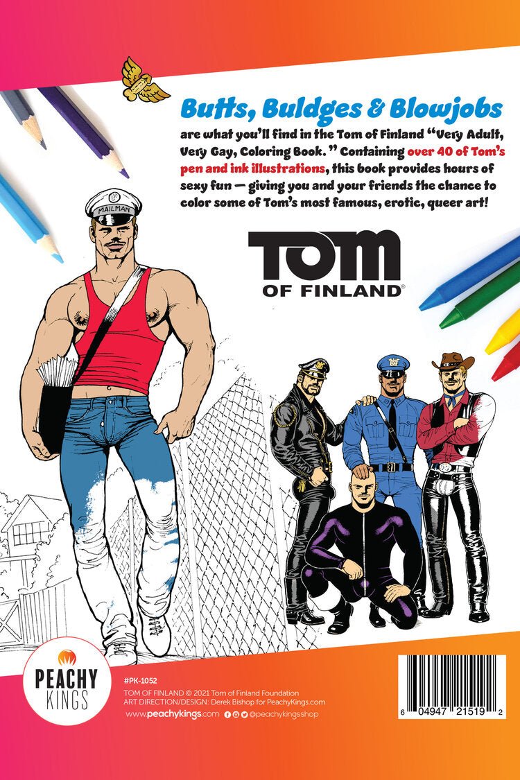 Peachy Kings Tom of Finland Coloring Book