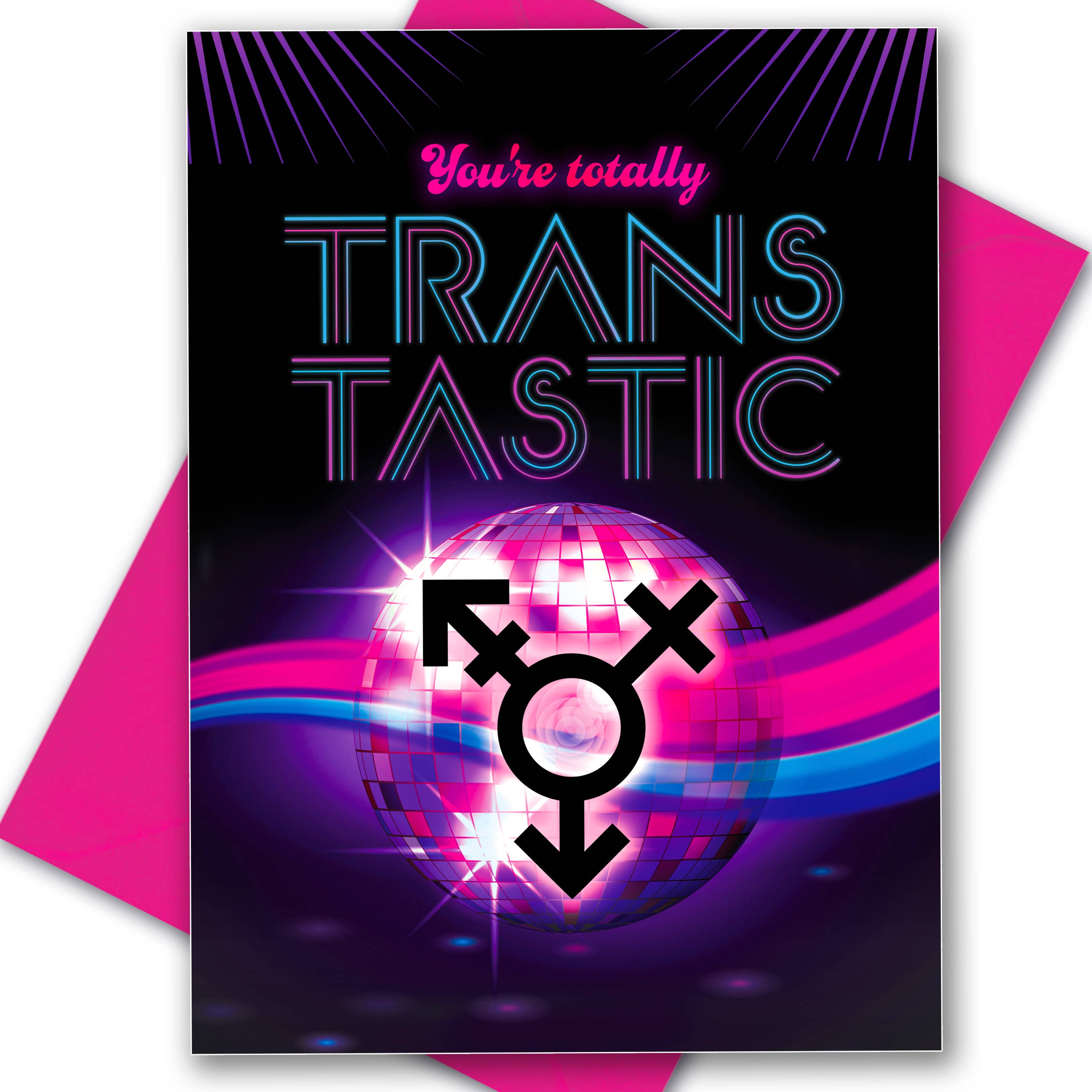 Trans-Tastic Transgender Greeting Card (Gay, Queer, LGBTQ)