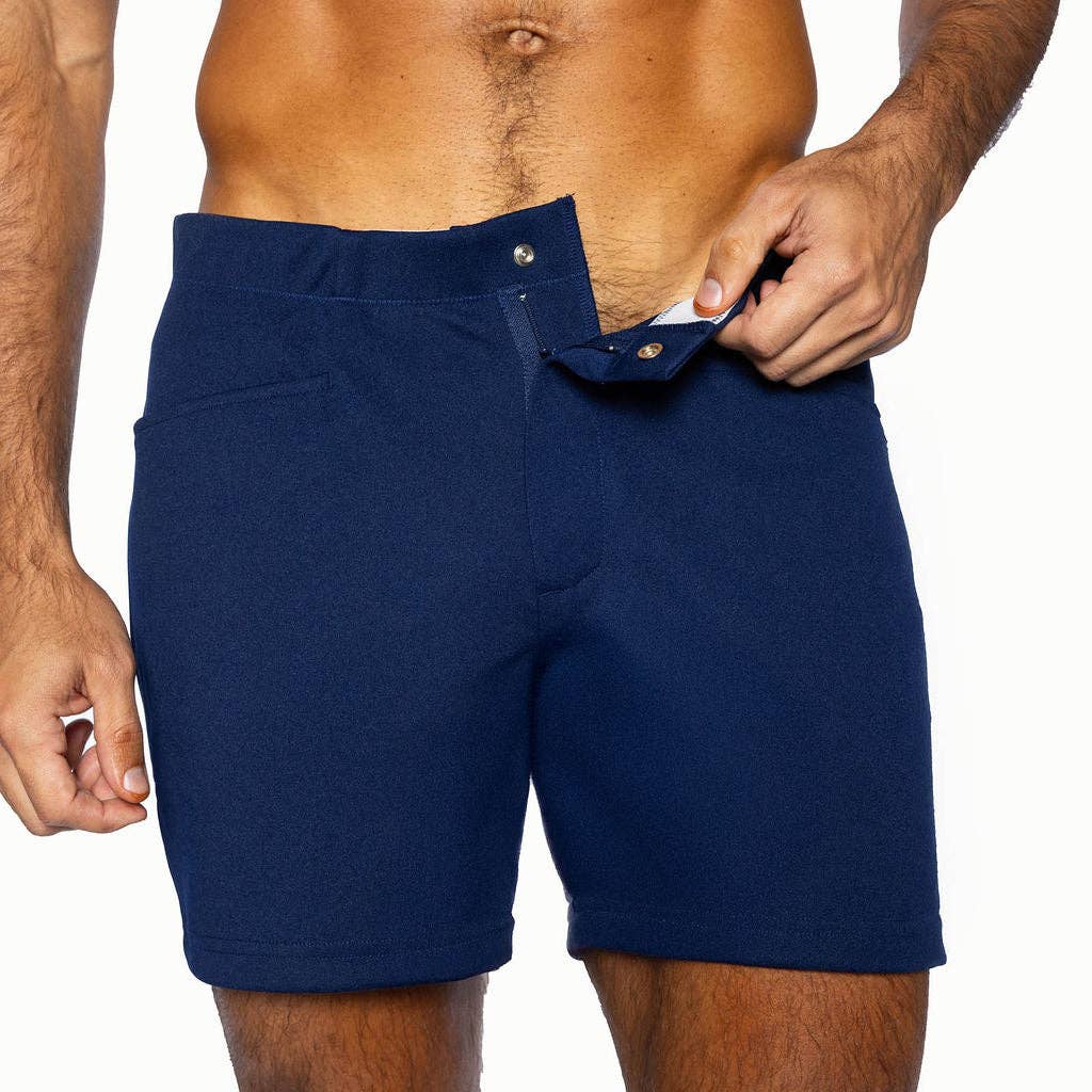 BIKE Athletic - Coaches Short - Navy