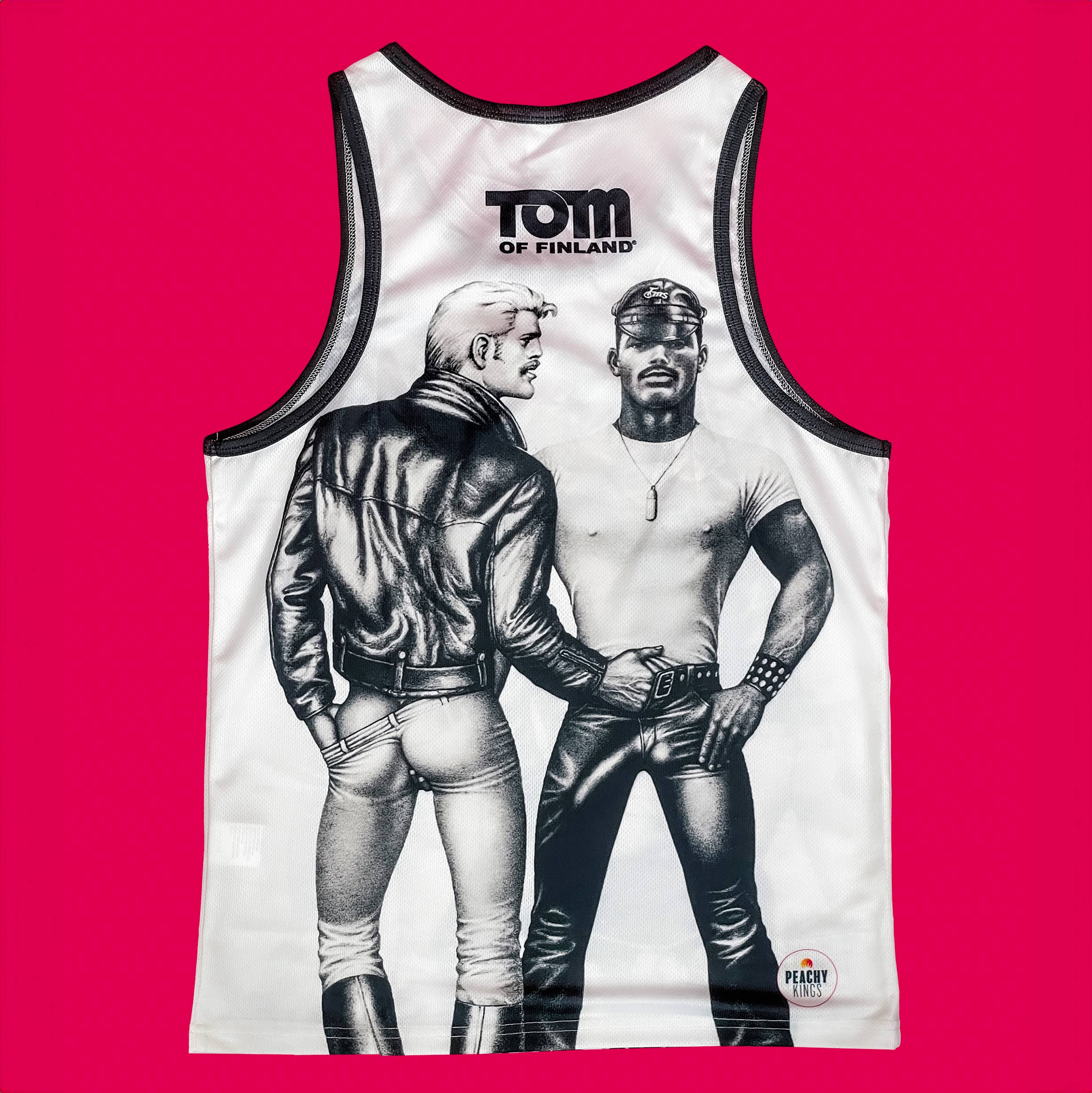 Tom of Finland Mesh Tank Top — "TOM 73 — Classic"