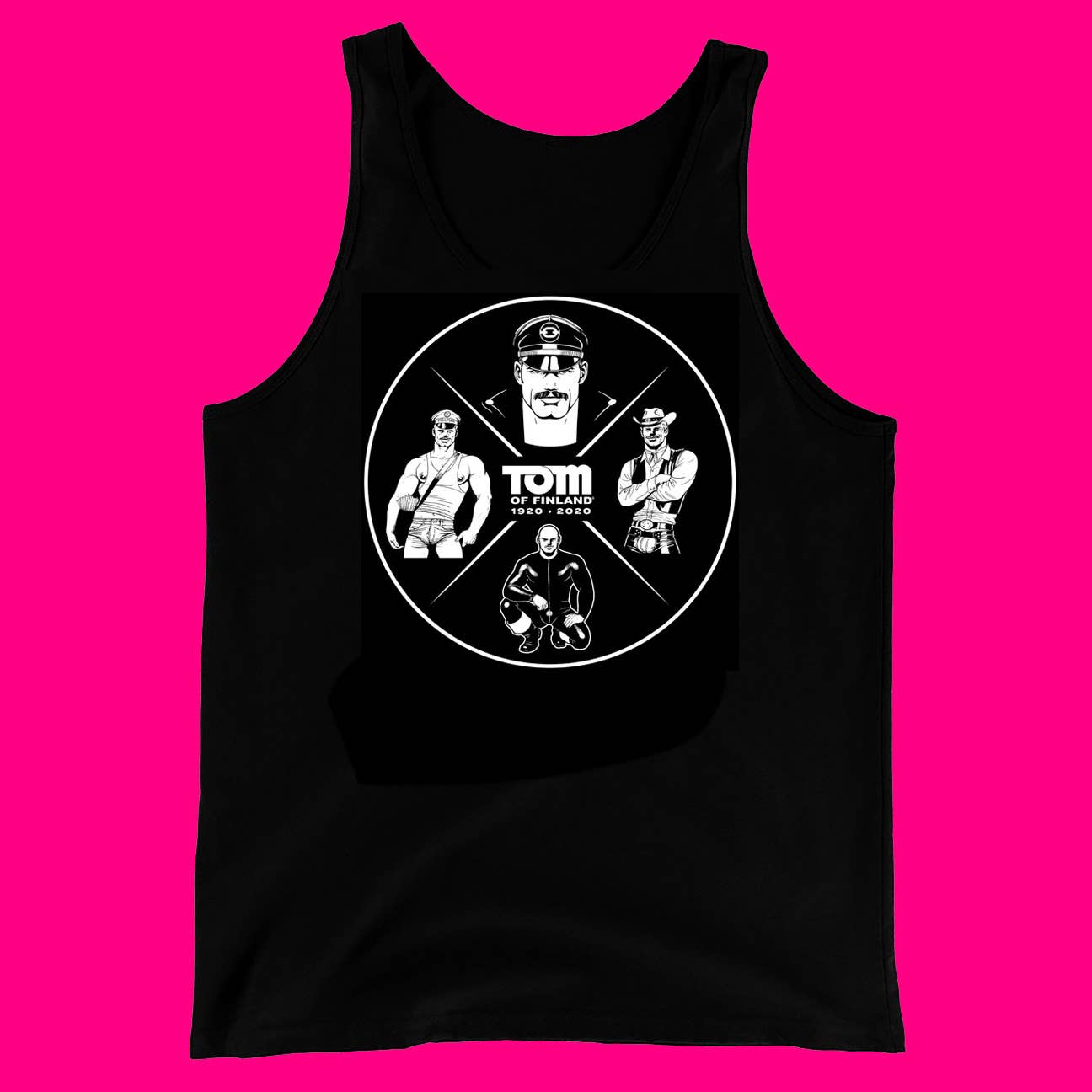 Tom of Finland 100th Anniversary Tank Top (Gay Queer LGBTQ )