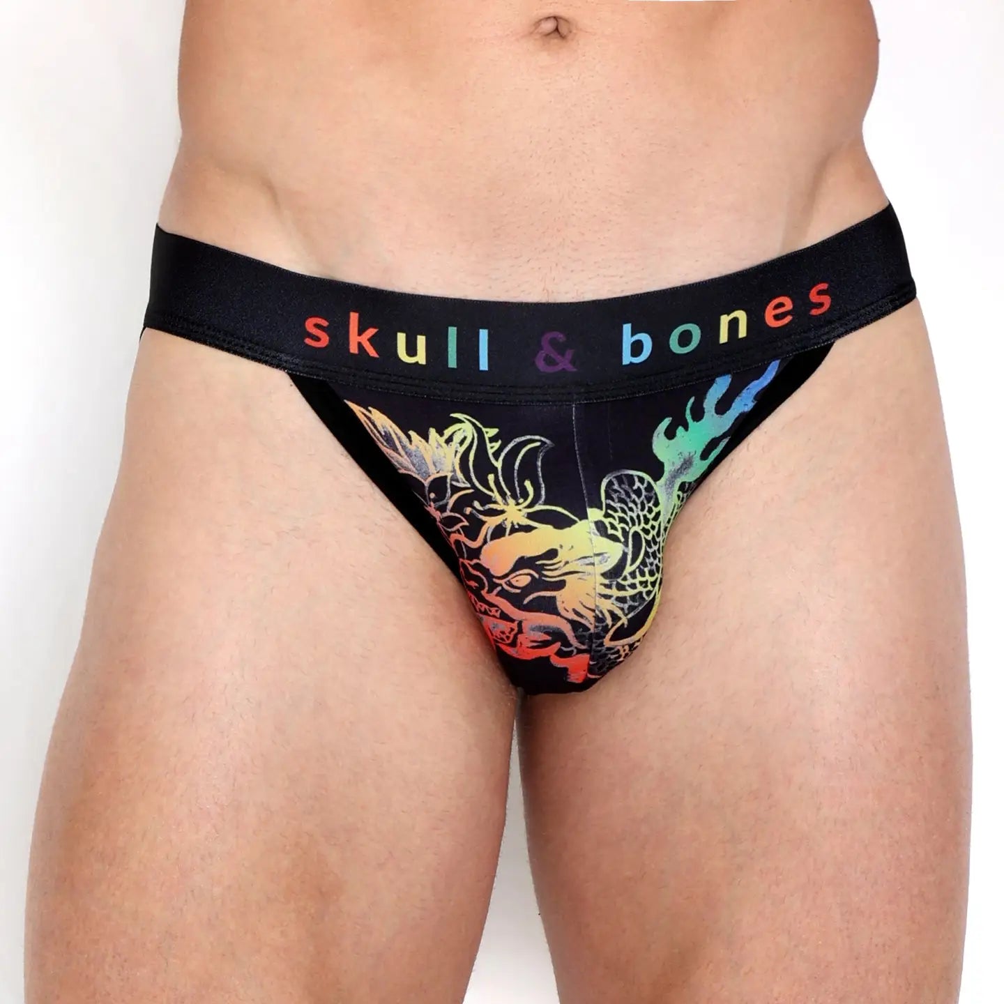 Skull & Bones - Ombre Japanese Dragon Black Sport Brief
