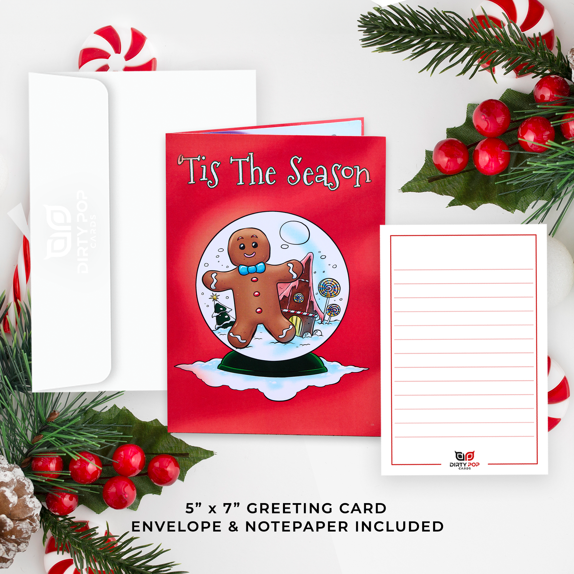 Dirty Pop - Funny Pop Up Christmas Card Naughty Gingerbread Man Gift