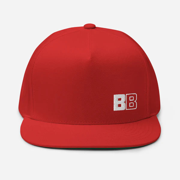 Beefy Boy - Holiday Flat Bill Hat- Cranberry