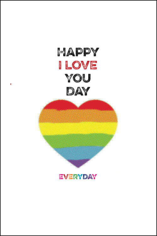 Kweer Cards- I LOVE YOU GAY GREETING CARD