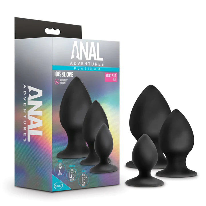 Blush - Anal Adventures Platinum Stout Kit Anal Plug