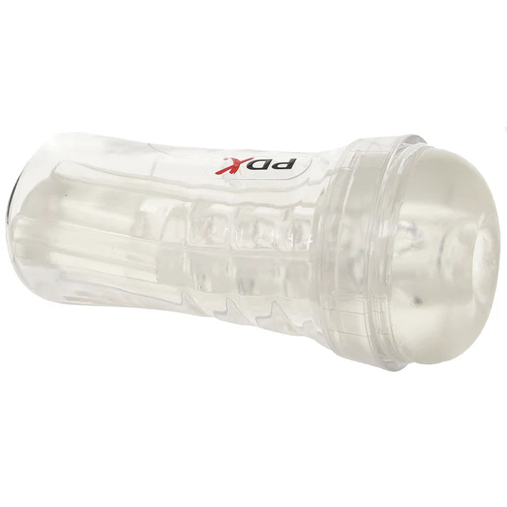 PDX Elite - ViewTube Plus See Thru EZ-Grip Crystal Clear Ultrasoft Stroker