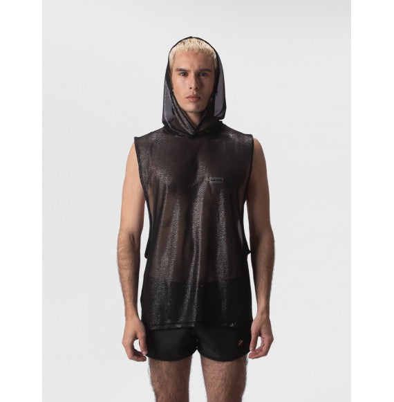 Barcode Berlin - Mesh Hoody Gaben Black