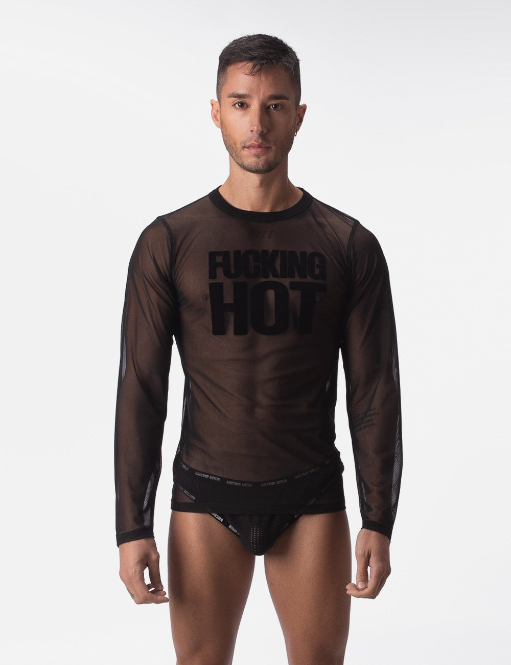 Barcode Berlin (MR) - Mesh Long Sleeve Fucking Hot