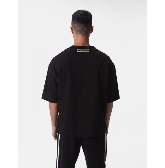 Barcode Berlin (MR) - Oversized T-Shirt Drama Black