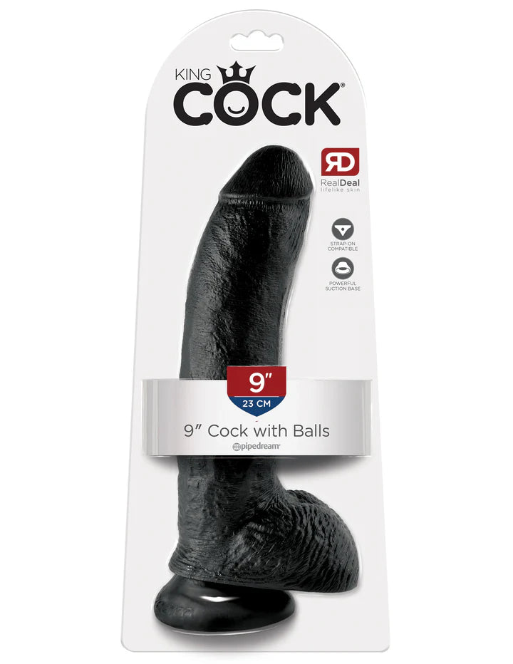 King Cock 9" Cock with Balls