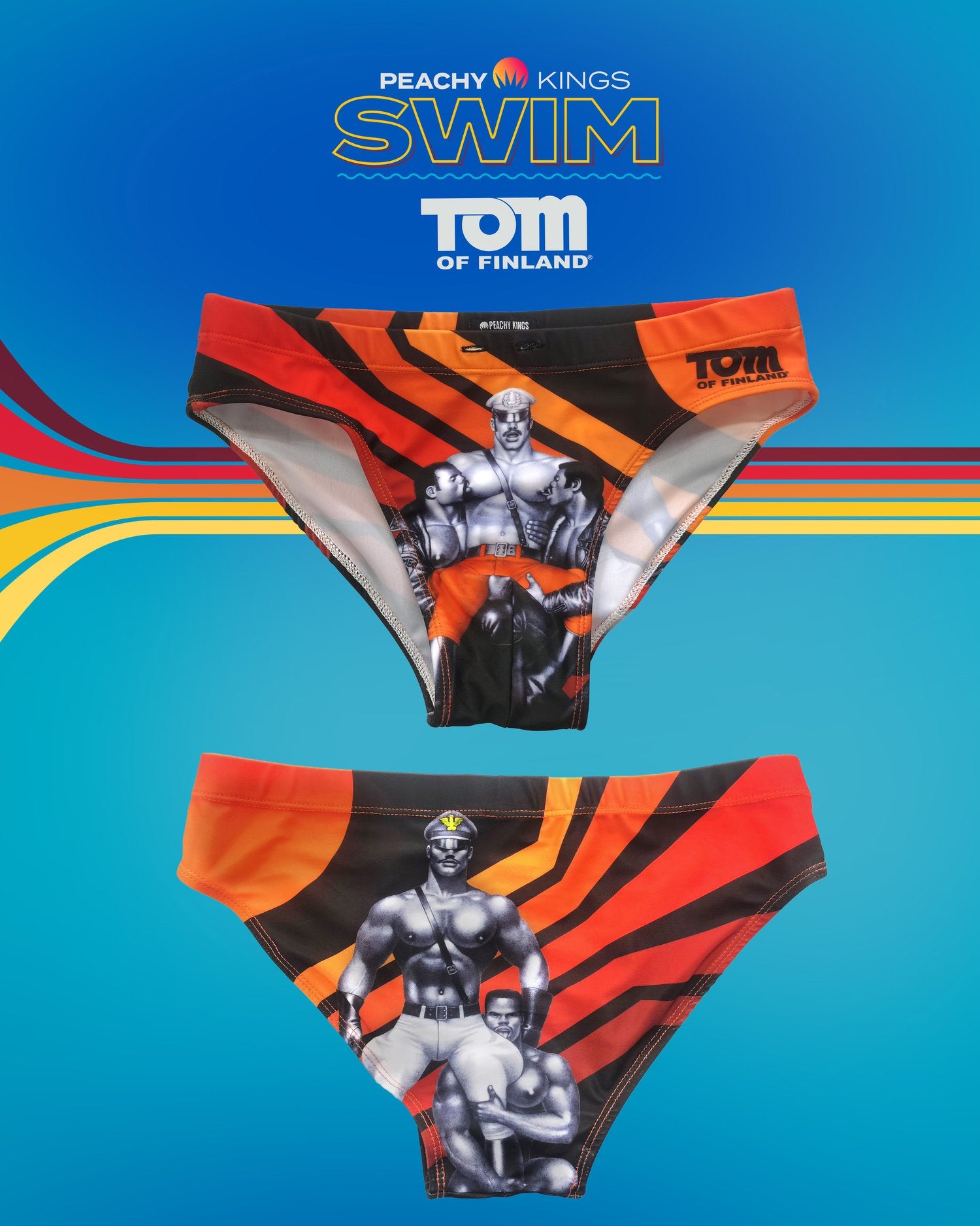 Peachy Kings - Tom of Finland Retro Swim Brief