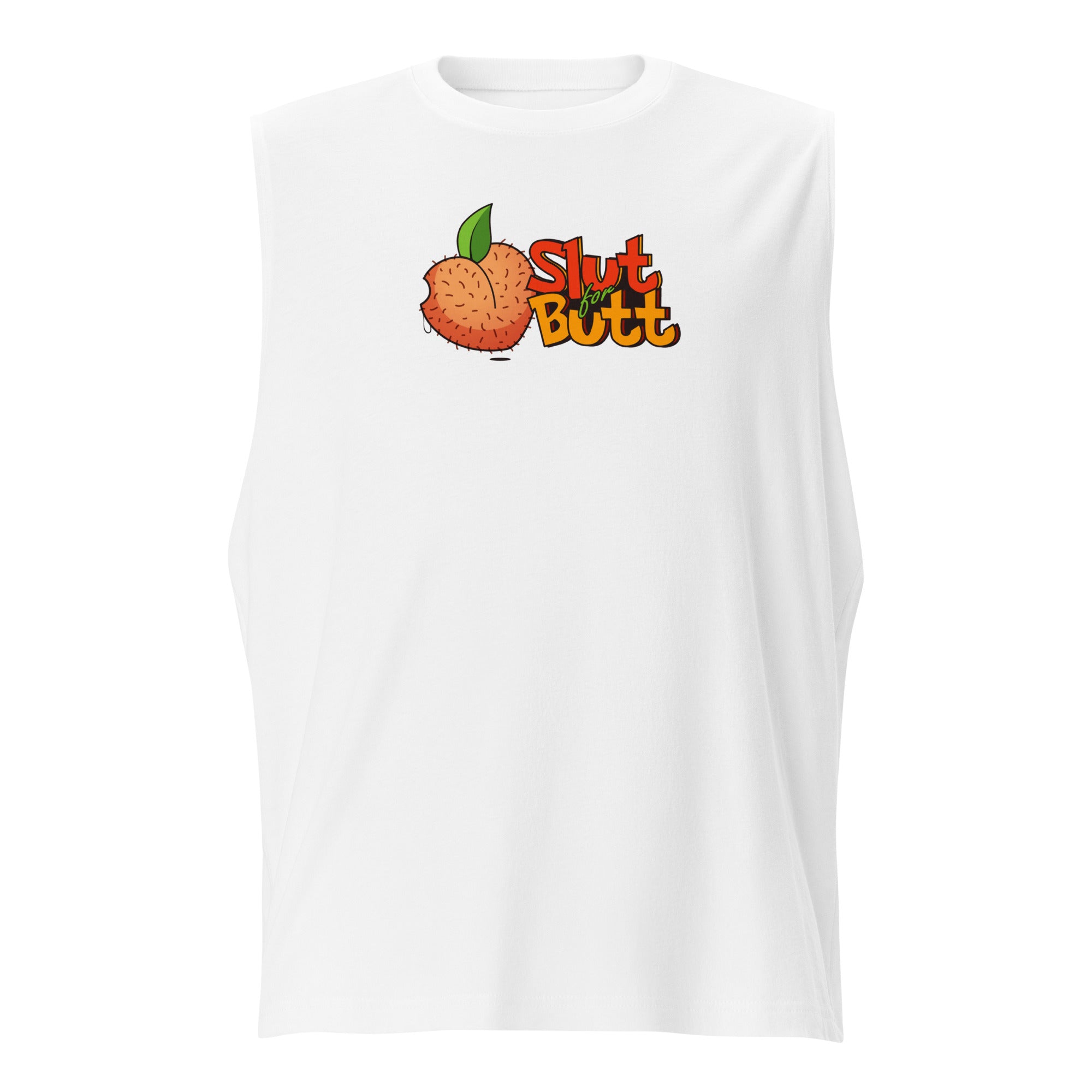 SLAY TEES X MEN'S ROOM - SLUT FOR BUTT MUSCLE TANK
