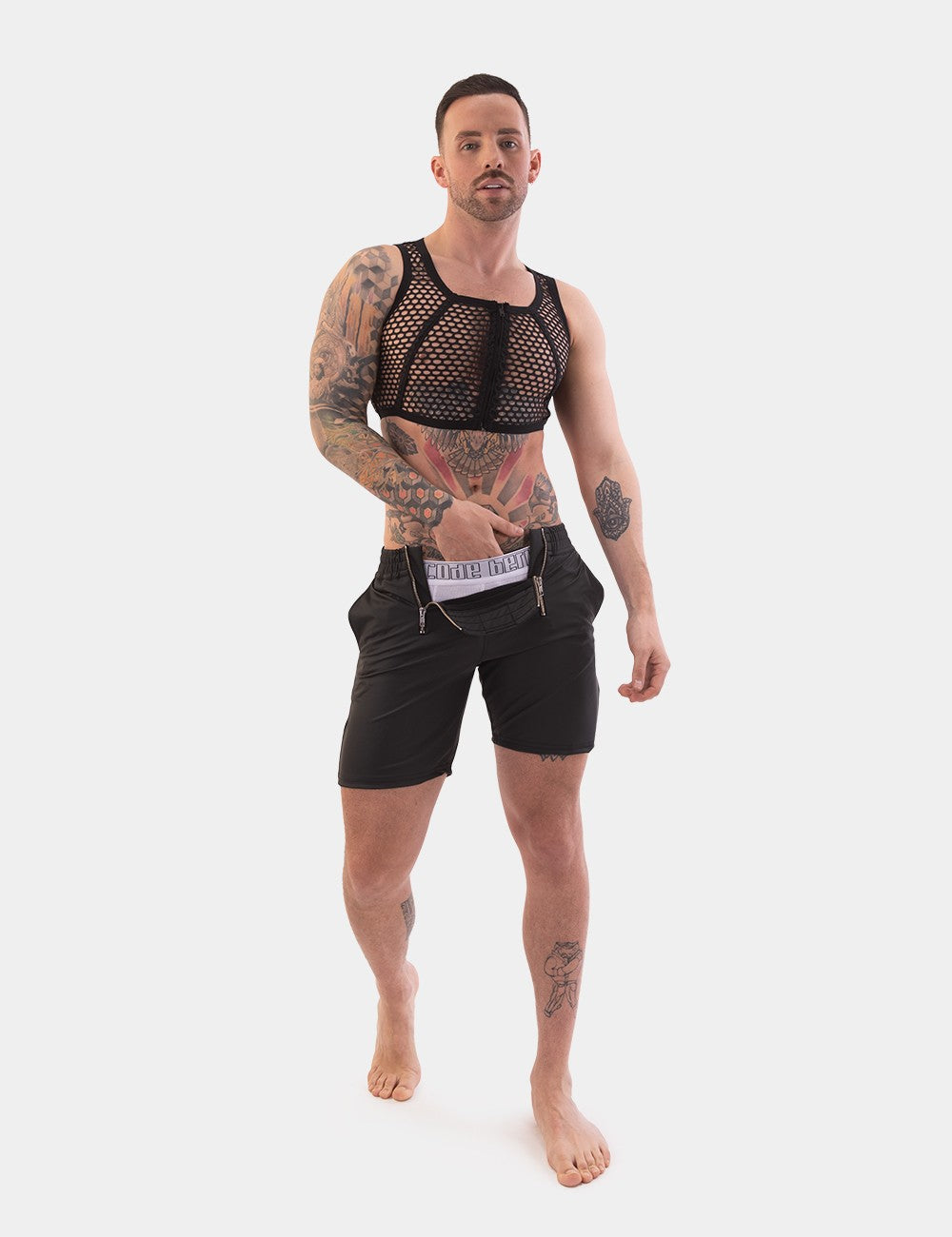 Barcode Berlin - Zipper Short Doraf