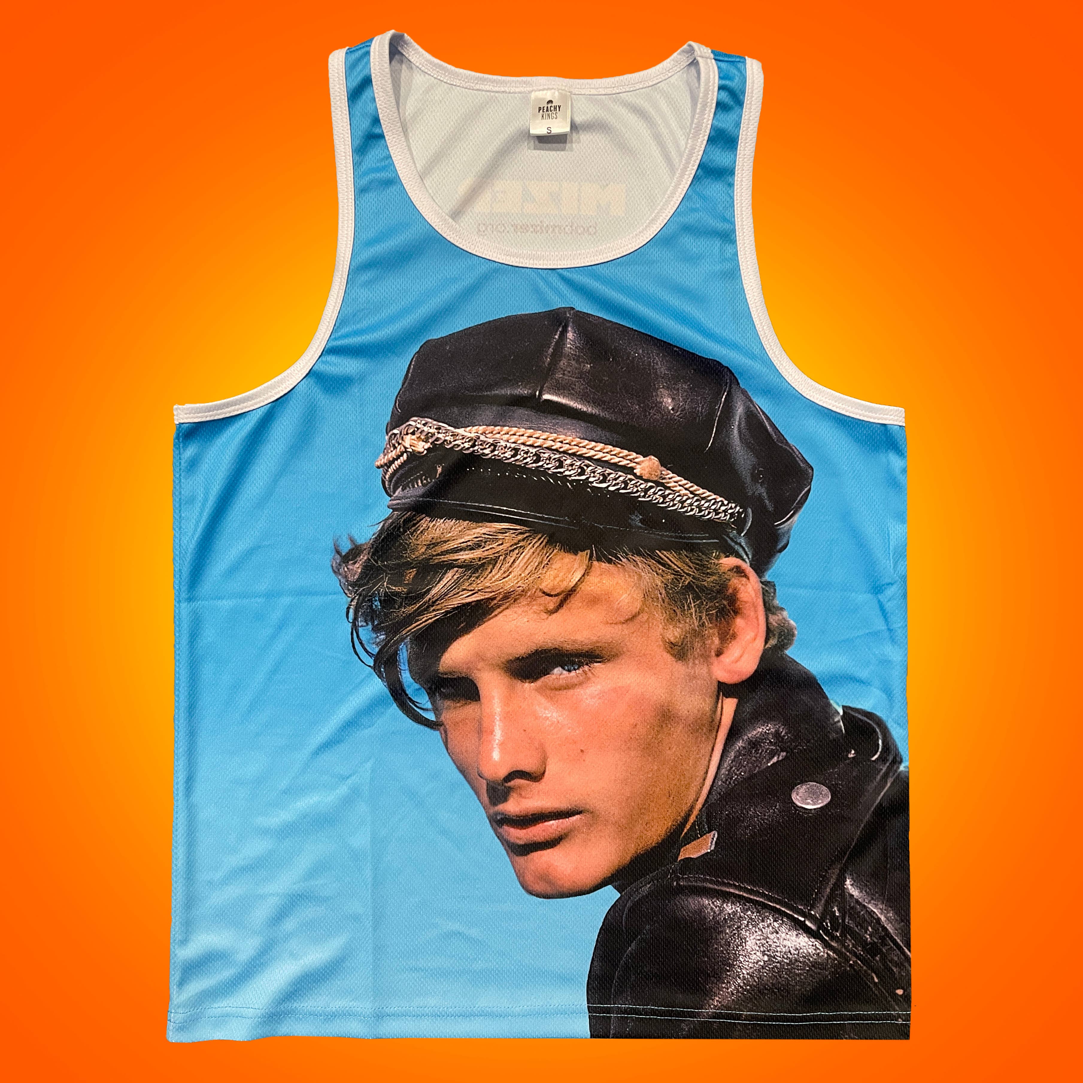 Bob Mizer Mesh Tank Top — "Biker Boy"
