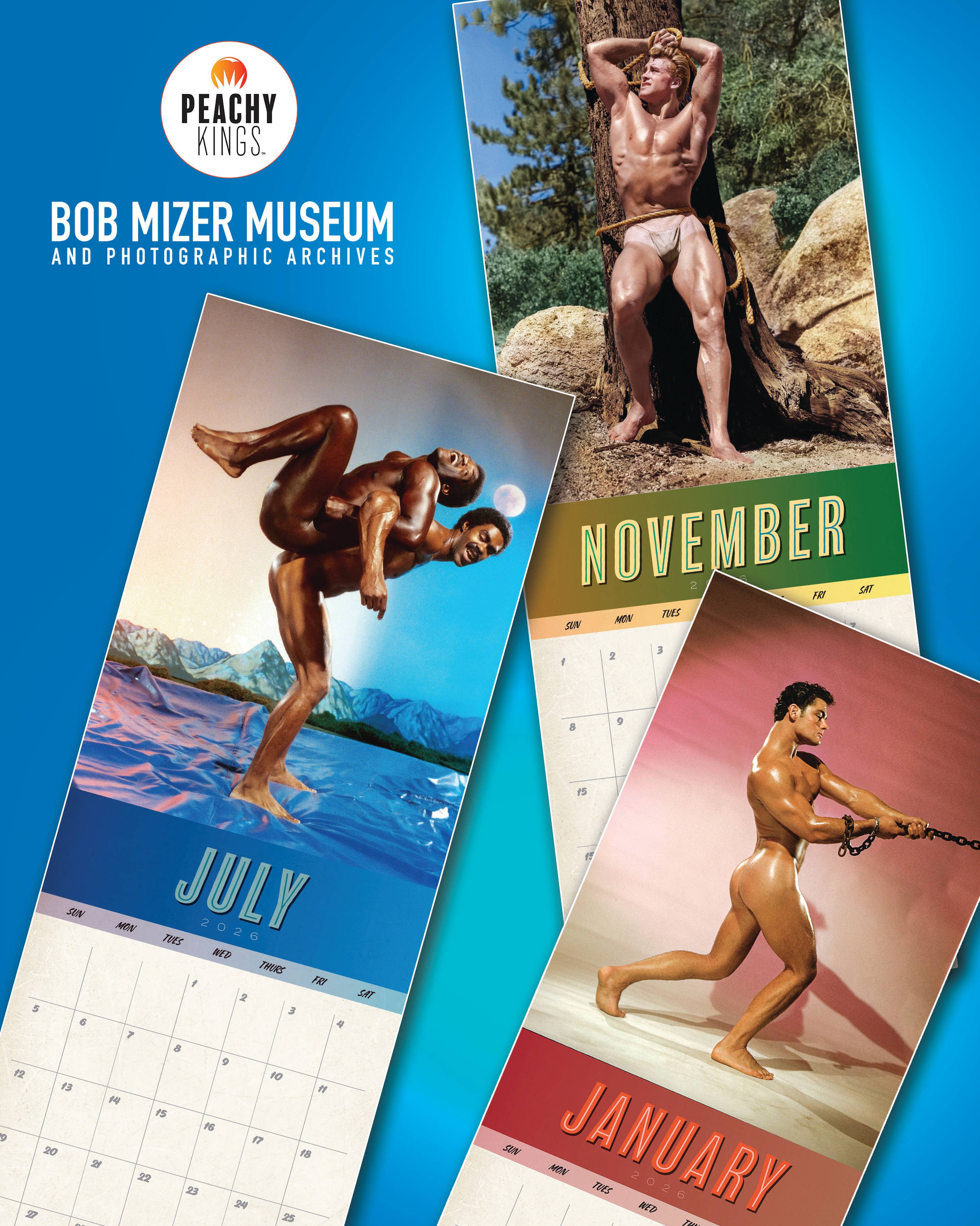 Bob Mizer Physique Pictorial  2026 Calendar  - PRESALE